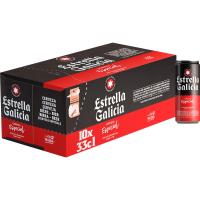 ESTRELLA GALICIA Cerveza rubia especial pack 10 latas 33 cl Y 3 PACK 30LATAS 33CL - details 0