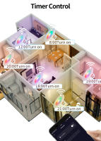 Lámpara LED Inteligente Tuya Smart Con Bluetooth Luz De Bajo Techo Redonda Cambio De Color RGB 10W Spot LED Recargable Para Techo - details 5