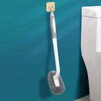 Cepillo De Limpieza Para Inodoro De Pared S-Curva Cabeza Flexible Accesorios De Limpieza Del Hogar Pelo Suave Herramientas De Limpieza - details 5