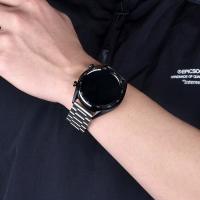 2PCS Correa De Reloj De Cuero Y Acero Inoxidable Para Samsung Galaxy Watch Huawei Compatible Con Pulsera Deportiva De 22mm - details 0