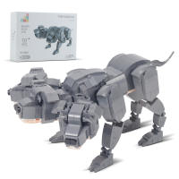 737PCS Bloques De Construcción Creativos Cerberus El Perro Trifacial Juguetes De Bloques Para Niños Regalo Para Niños Edad 6-12 Años Material Plástico - details 5