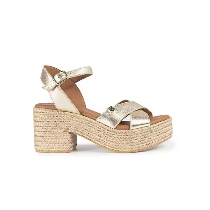 Sandalias de tacón Popa Clifton Mujer Oro - 1