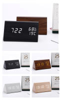 Reloj De Despertar Digital LED En Madera Con Control Por Sonido Y Luz USB/AAA Poderado Decoración De Mesa Para El Hogar Estilo Moderno Y Antiguo - details 4