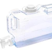 Dispensador de bebidas de plástico 3 litros con grifo para frigorífico 31 x 21,5 x 7 cm, botella dispensadora agua, tanque, garrafa reutilizable con grifo para nevera, M2 Tec - details 0