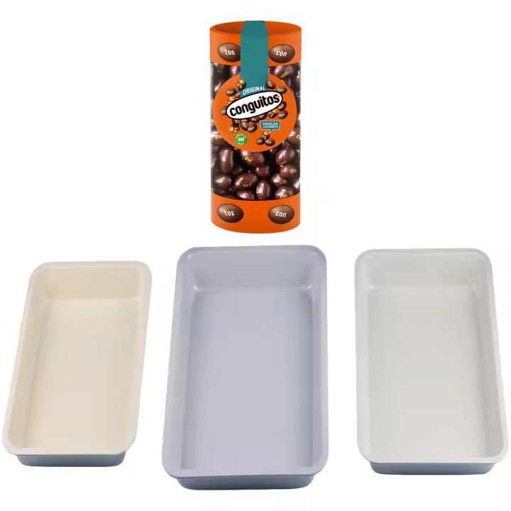 Pack repostería:Conguitos Bote 190 G+Set 3pc moldes para horno menorca - 1