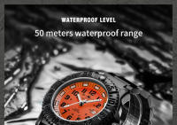 Reloj Militar Deportivo Addies Para Hombres Con Calendario Y Luz Tubería 50m Resistente Al Agua Correa De Nylon Bisel Giratorio Movimiento Cuarzo - details 9
