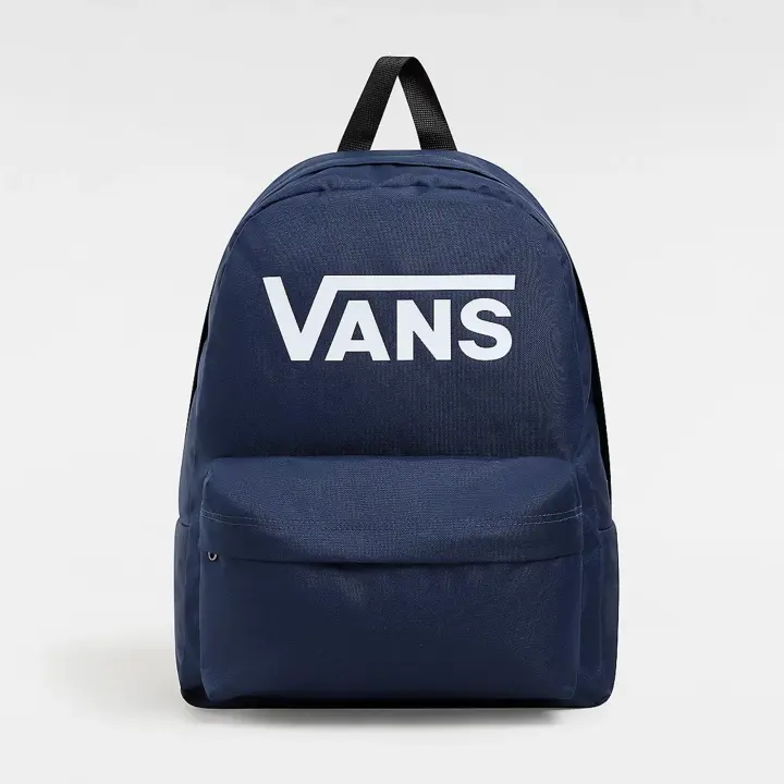 🎒 Mochila VANS Old Skool Print Azul Marino – Estilo clásico y funcionalidad moderna. UNISEX. 22 LITROS - 1