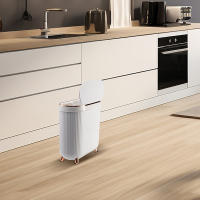 Bandeja De Papel Plástica Con Tapa De Presión, 12 Litros Para Baño Dormitorio Cocina Y Sala De Artesanías Reciclaje Ecológico - details 11