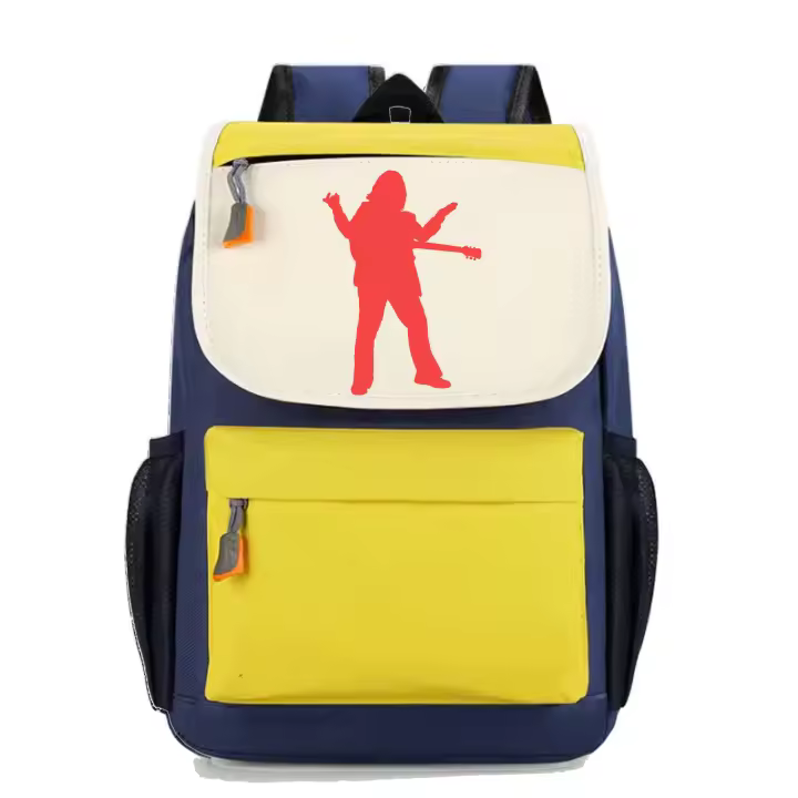 Mochila Los Beatles. John Lennon. Paul McCartney. Geroge Harrison. Ringo Starr. Imagine. Help. Let it be. Musica. Rock and Roll. Varios colores. Ideal para la escuela. Colegio. Senderismo. Excursiones. Multiples bolsillos - 1