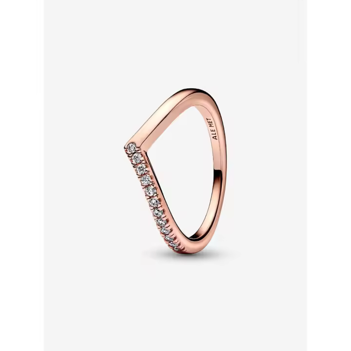 Pandora Timeless Wish Half Sparkling - Baño de Gold Rose de 14K - 1