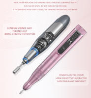 Máquina De Uñas Eléctrica 35000RPM Con Conjunto De Corte De Polvo Para Manicura Y Gel Pintura Sin Cable Herramienta De Pelos De Uñas - details 6