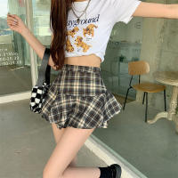 Falda Mini Tres Niveles Y2K Cintura Alta Tartán Volante Escocés Falda Skort Mujer Estilo Aesthetic Ropa Primavera Verano Otoño Invierno - details 8