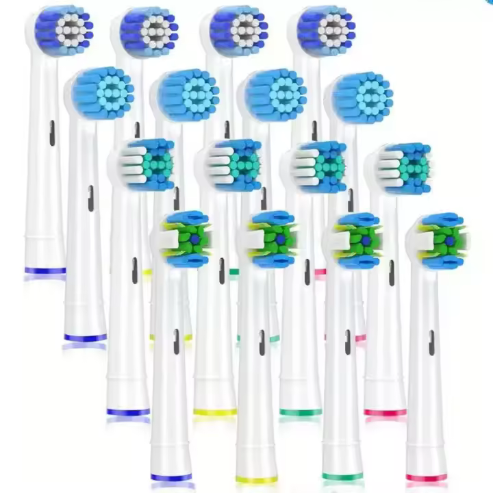 Hot Sale Cabezal Cepillo Dientes Eléctrico, Ondulado, Redondo, Limpieza, Blanqueamiento y Pulido, Cuidado de Encías, Limpieza de Lengua, Cabezal Cepillo Estándar, PBT, Respetuoso con el Medio Ambiente, Cabezales Cepillo Niños, Cabezales Cepillo Sensibles - 1