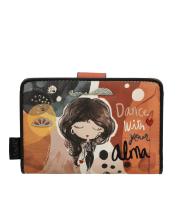 Billetero Anekke Alma - Tamaño mediano - Material rígido - Monedero con cierre de cremallera - Tarjetero con múltiples ranuras - Ref. 40709-902 - Mide 14 x 10 x 3 cm - details 0
