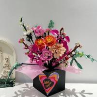 Nuevos Bloques De Construcción Románticos Y Rosa Con 749 Piezas Juguete Educativo Para Niños Decoración Creativa Para El Hogar Regalos De Festividades - details 5