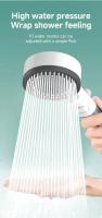 Cabezal de ducha de alta presión ajustable con filtro de agua, accesorio de baño portátil, 8 modos, parada de una tecla - details 8