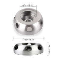 Estufa De Alcohol Portátil Mini Para Camping Viajes Picnics BBQ Cocina Resistente Al Sólido Para Exteriores Sin Ignición Incluida - details 1