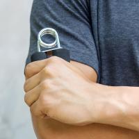 Entrenador De Fuerza Para Manos Y Antebrazo De Esponja Resistente Para Deportistas Y Entrenamiento De Musculación Tipo Agarrador a - details 7