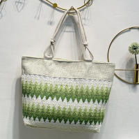EILV - Bolso de Playa Grande con Cremallera | Decoración de Paja estilo rafia | Colores Variados | Capacidad Amplia - details 2