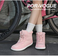Botas De Nieve Para Mujer 2024 Calzado De Montaña Exterior Botas De Invierno Con Pelo De Piel Hasta La Rodilla Botas De Invierno Para Mujer - details 18