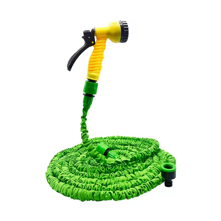 Manguera Mágica Expansible Para Jardín Y Lavado De Coche Con 7 Funciones De Rociado Gun De Agua Suministros Para Jardinería - 1