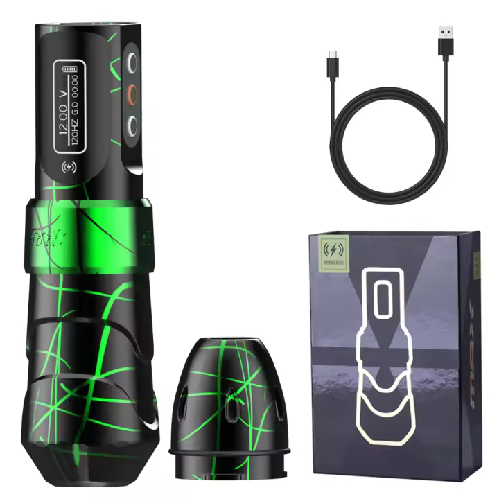 YILONG MAX Máquina De Tatuaje Con Pluma De Cartridge Gran Capacidad De Batería 2400mAh Motor Sin Núcleo Para Artistas De Tatuaje - 1