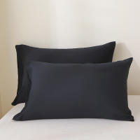 Juego De Fundas Para Almohadas De Poliéster 100% Blanco 2 Piezas Tamaños Estándar De USA Para Cama Reina Y Rey - details 6