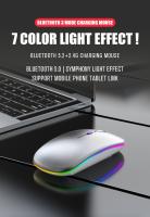 Ratón Inalámbrico Recargable RGB 1600DPI Con Modo Único USB 2.4 GHZ Para Laptop Tablet MacBook Juego Jugadores - details 0
