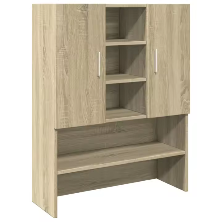 vidaXL Armario de lavadora roble Sonoma 70,5x24x90 cm - 1