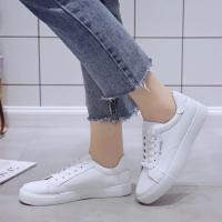 Zapatillas De Deporte Casual Para Mujer Transpirables Cuero PU Zapatos Planos Para Estudiantes Blanco Zapatillas De Vulcanización - details 2