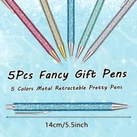 5 Piezas De Recarga De Bolígrafos De Gel 1.0mm Tinta Negra Para Escritura Oficina Y Estudio Suministros De Papelería Para Estudiantes - details 7