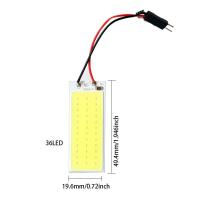 4 PCS Accesorios Para Interior De Coche Luz LED T10 18/24/48 SMD 4W 12V COB Panel De Luz Para Coche Luz De Maletero - details 10