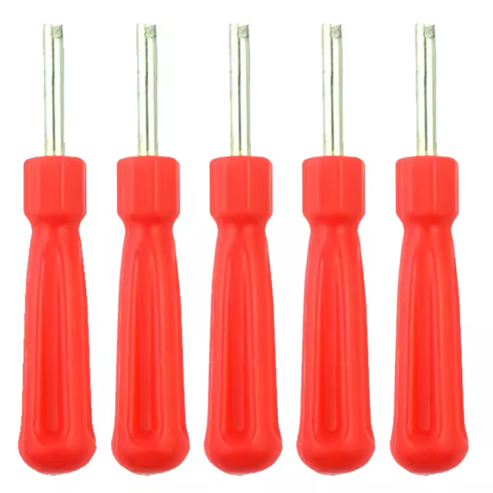 Herramienta De Reparación De Neumáticos 5pcs Desmontadora De Correas De Válvulas Para Coche Bicicleta Motocicleta Camión Herramientas De Reparación De Válvulas De Neumático - 1