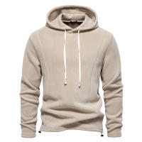 Nuevo estilo de otoño e invierno para hombre, sudadera de manga larga con media cremallera y cuello alto, cuello alto, top de forro polar para hombre moderno y versátil - details 24