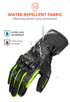 Guantes De Motocicleta Para Invierno Impermeables Gant Moto Tacto De Pantalla Hombres Completo Dedos Guantes De Conducción De Motocicleta - details 11