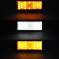 Luces Traseras LED Modificadas Para Motocicleta Y Coches Eléctricos 24LED Freno Reflector Para Camiones Lateral - details 4