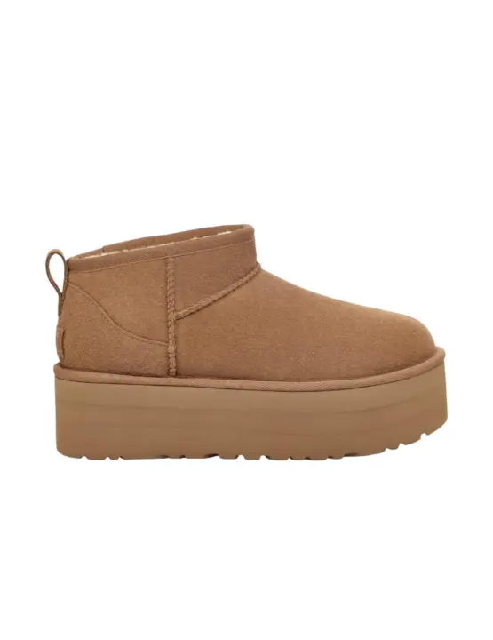 Bota Ugg Classic Ultra Mini Plataform Mujer Camel - 1
