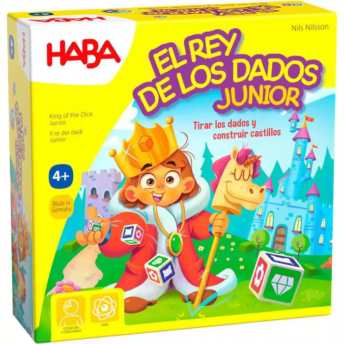 HABA JUEGO DE MESA EL REY DE LOS DADOS JUNIOR JUEGOS DE MESA 15x15x4 Cms. - 1