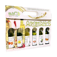 Estuche regalo de aceites aromatizados. 6 botellas de 100 ml. Cultivo ecológico. Agrisanz - details 0