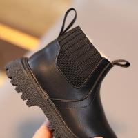 Botas De Invierno Calientes Para Niños Y Niñas Botines De Piel PU Con Peluche Moda Botas De Nieve Para Bebés Y Niños Pequeños - details 8