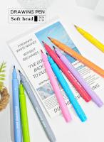 Rotulador De Pincel De Tinta Hidratada En 12 Colores Pastel Para Caligrafía Arte Y Dibujo Ideal Para Lettering Y Diario - details 10