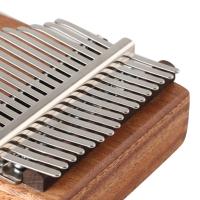 Juego De 17 Teclas De Kalimba Manganéz Acero Con Puente Accesorios Musicales Antirros Con Llave Y Tornillos Repuesto Para Instrumentos Musicales - details 4