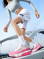 Zapatillas De Tenis Para Mujer Transpirables De Malla Con Tablero De Carbono Zapatillas De Correr Al Aire Libre Con Suela De Goma Cómodas Para Ejercicio - details 8