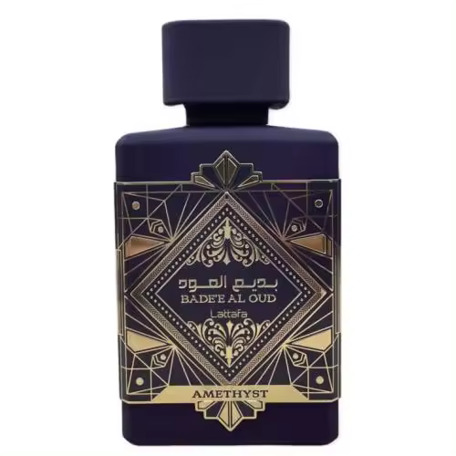 Perfume BADEE AL OUD AMETHYST Lattafa 100 ml + ATOMIZADOR 5ml Recargable GRATIS! Perfume UNISEX Árabe Original De Dubai Emiratos Árabes, , oriental, elegante - 1