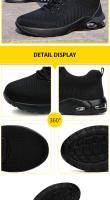 Zapatos De Seguridad Para Hombre Indestructibles Zapatillas Deportivas De Trabajo Botas Protección Antipinchazos Microporosa - details 8