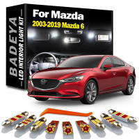 BADEYA Kit De Luz Interior LED Para Mazda 6 2003-2019 Lámpara De Lectura Farol De Placa Doméstica Canbus Sin Errores Accesorios De Coche - details 0