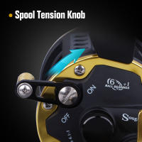Carrete De Pesca Sougayilang Con Contador De Línea Reloj De Manivela Para Salmón Y Atún 4.1:1/6+1BB Máximo Arrastre 25Kg Pesca En Oceano Y Río - details 19