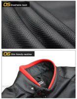 Chaqueta De Motocicleta Para Hombre Y Mujer Transpirable Y Anti-caída Con 5 Protecciones De Esponja Moto Cross Verano Talla M-3XL Colores Rojo/Gris - details 13