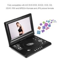 Reproductor de DVD de 9,8 pulgadas, reproductor DVD portátil HDTV ultrafino pequeño, rotación de 270 grados, LCD de pantalla ancha de 9 pulgadas, entrada AV - details 0