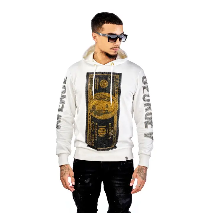 GEORGE-V Sudadera con Capucha GV-2082 White.. - 1